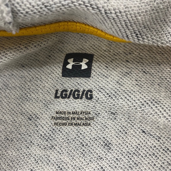 Under Armour × Proiect Rock French
Terry Short Sleeve Hoodie Size LG - Picture 7 of 8